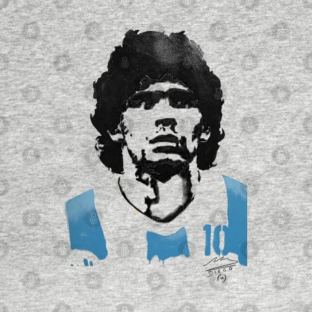 Argentina Soccer Legend by Ireland